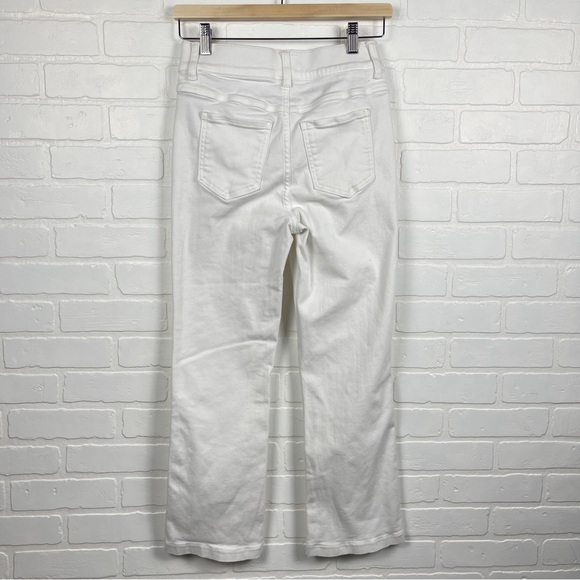 SPANXshape™ EveryWear Kick Flare Jeans White Denim Jeans size small P stretch - Picture 3 of 9